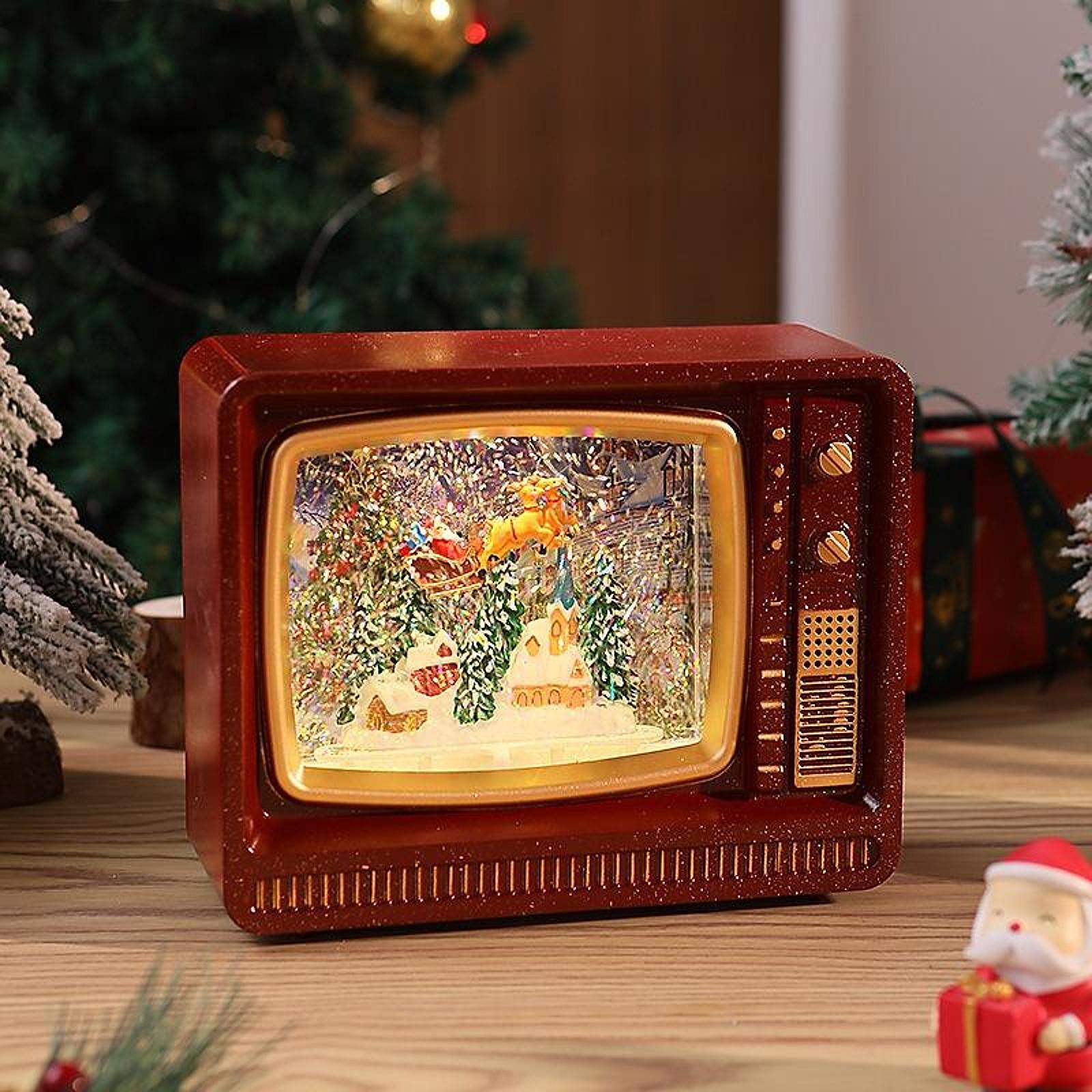 Lampu Musik Bentuk TV, Hiasan  - Snow Globe Musical ulasan dan harga