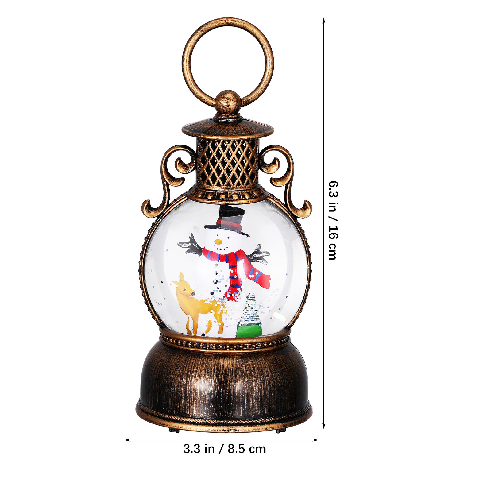Kotak Musik Natal dengan Lampu - Snow Globe Musical ulasan dan harga