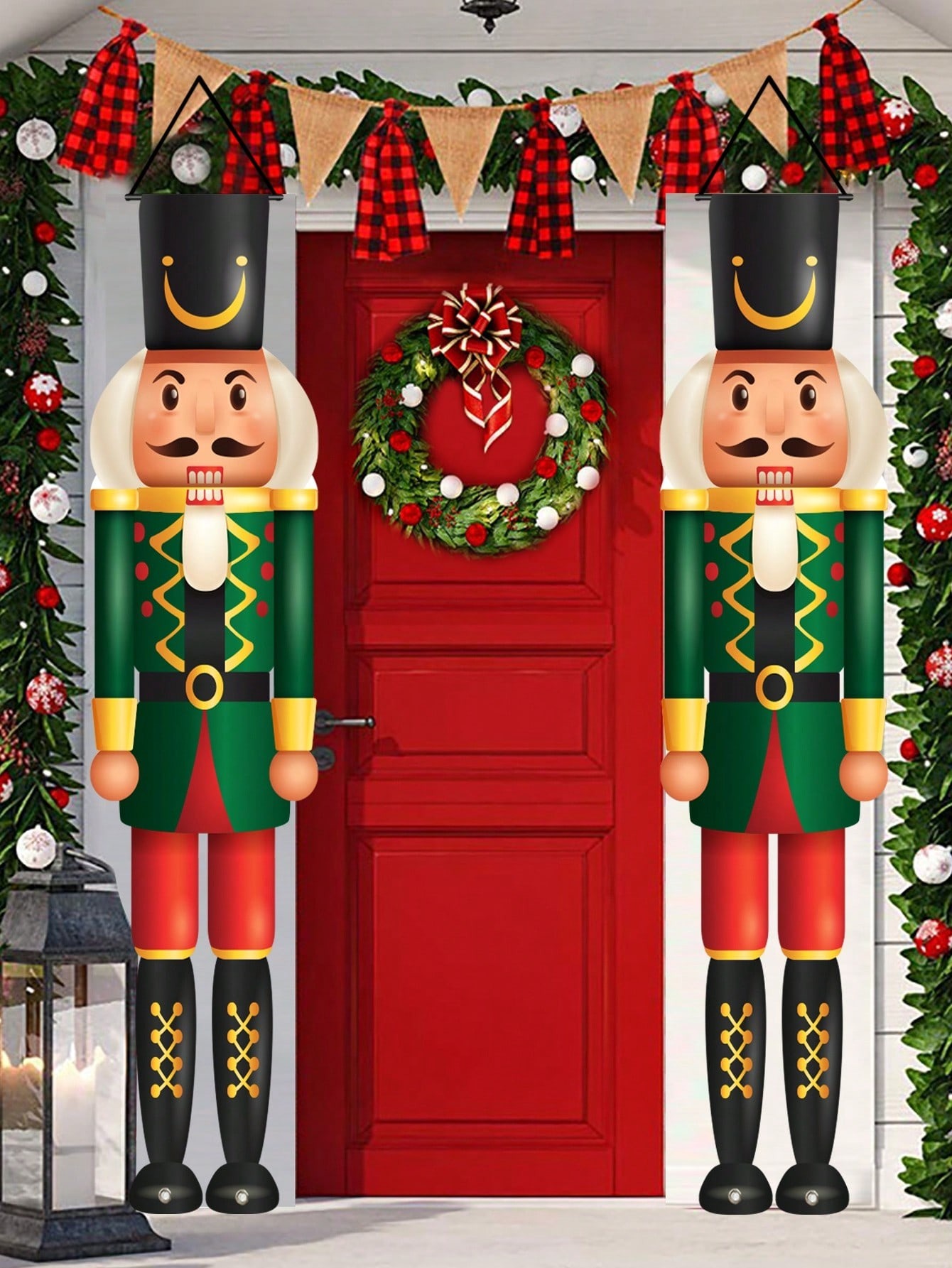 Spanduk Natal untuk Teras deng - Nutcracker Figurine ulasan dan harga