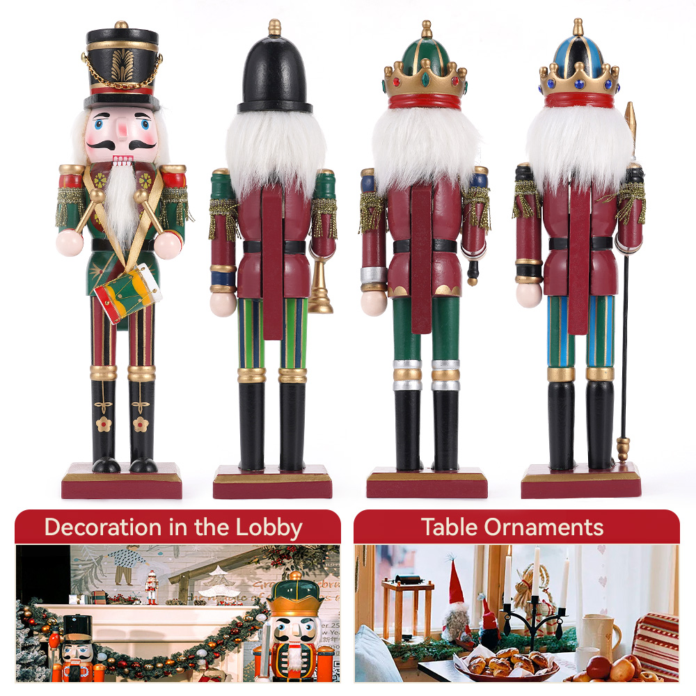 Boneka kayu 30CM dekorasi Nata - Nutcracker Figurine ulasan dan harga