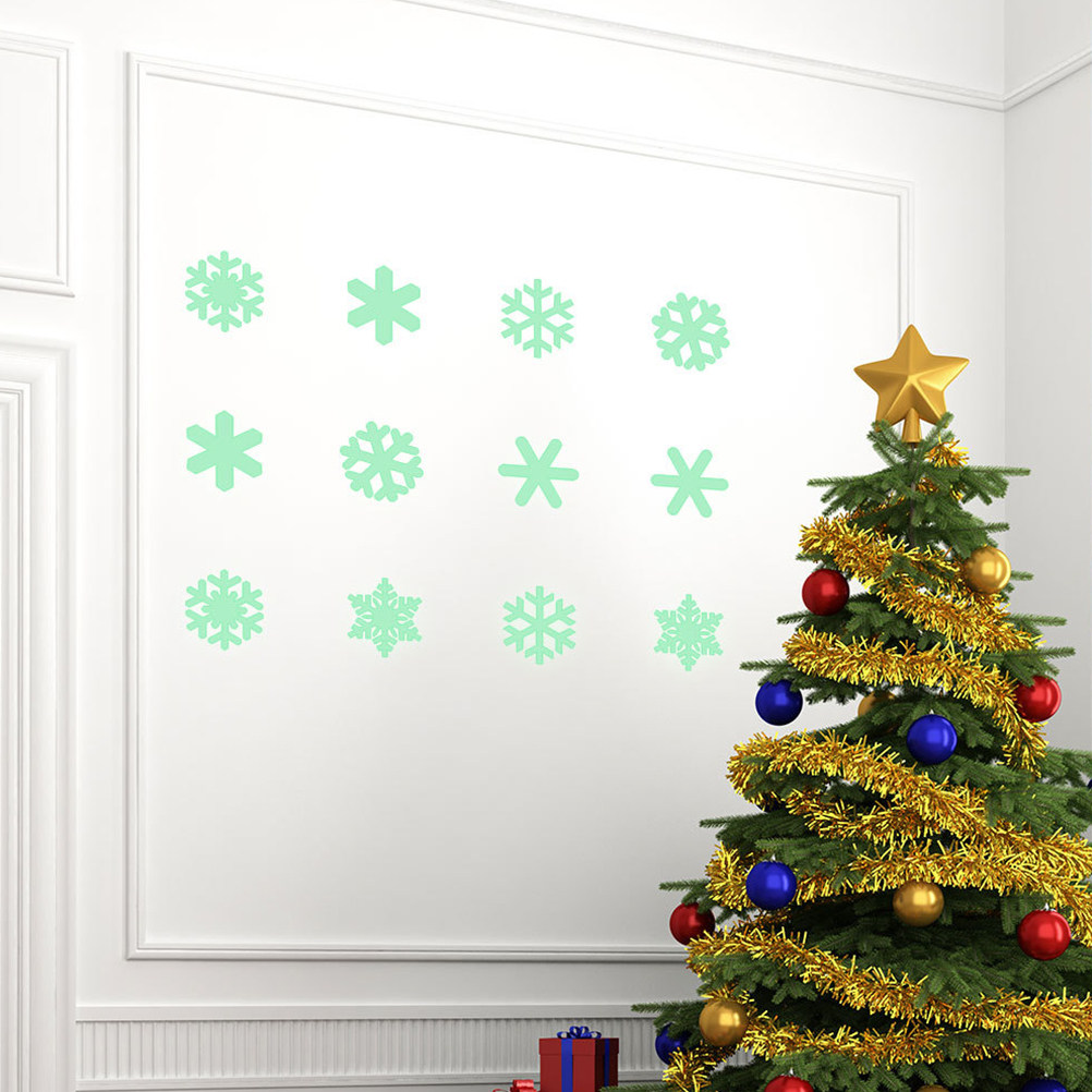 1Set Stiker Dinding Kepingan S - Snowflake Window Decal ulasan dan harga