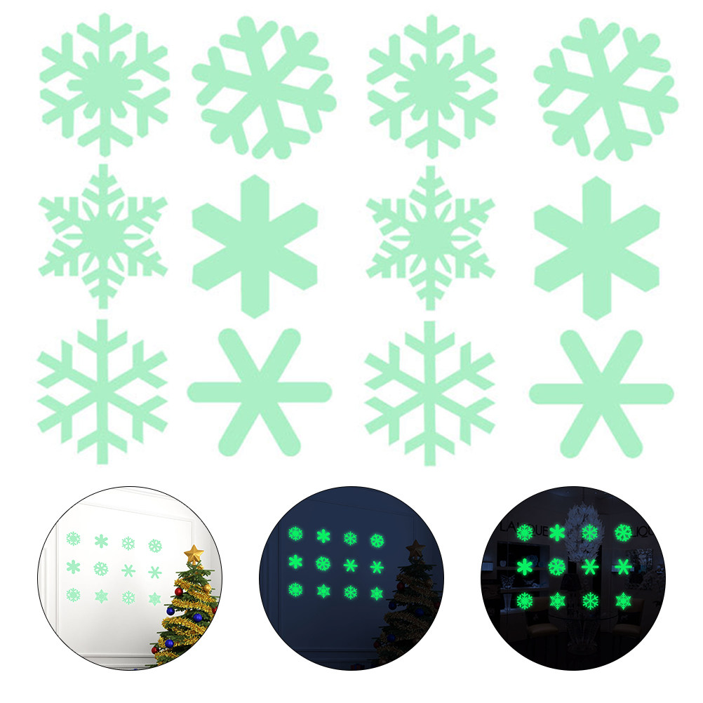 1Set Stiker Dinding Kepingan S - Snowflake Window Decal ulasan dan harga
