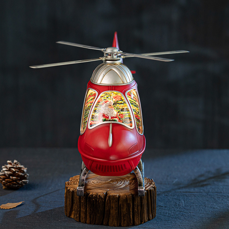 Bola Salju Helikopter Natal de - Snow Globe Musical ulasan dan harga