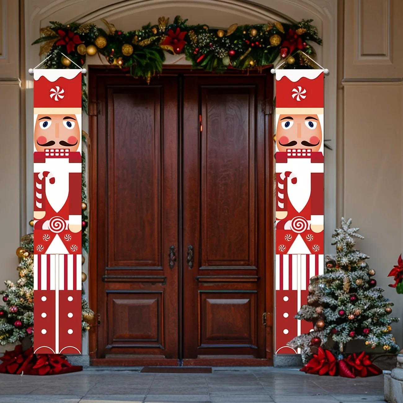 Set Spanduk Natal Motif Prajur - Nutcracker Figurine ulasan dan harga