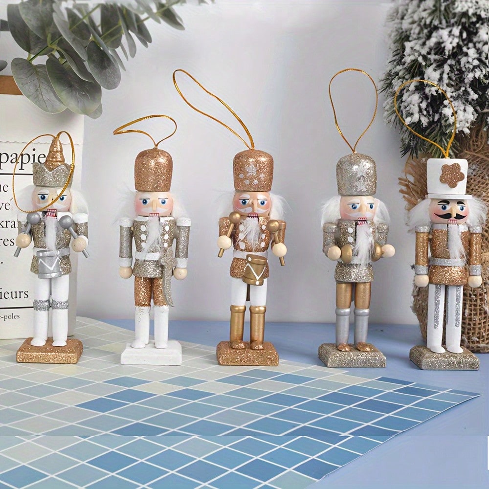 5 buah Set Hiasan Gantung Bone - Nutcracker Figurine ulasan dan harga